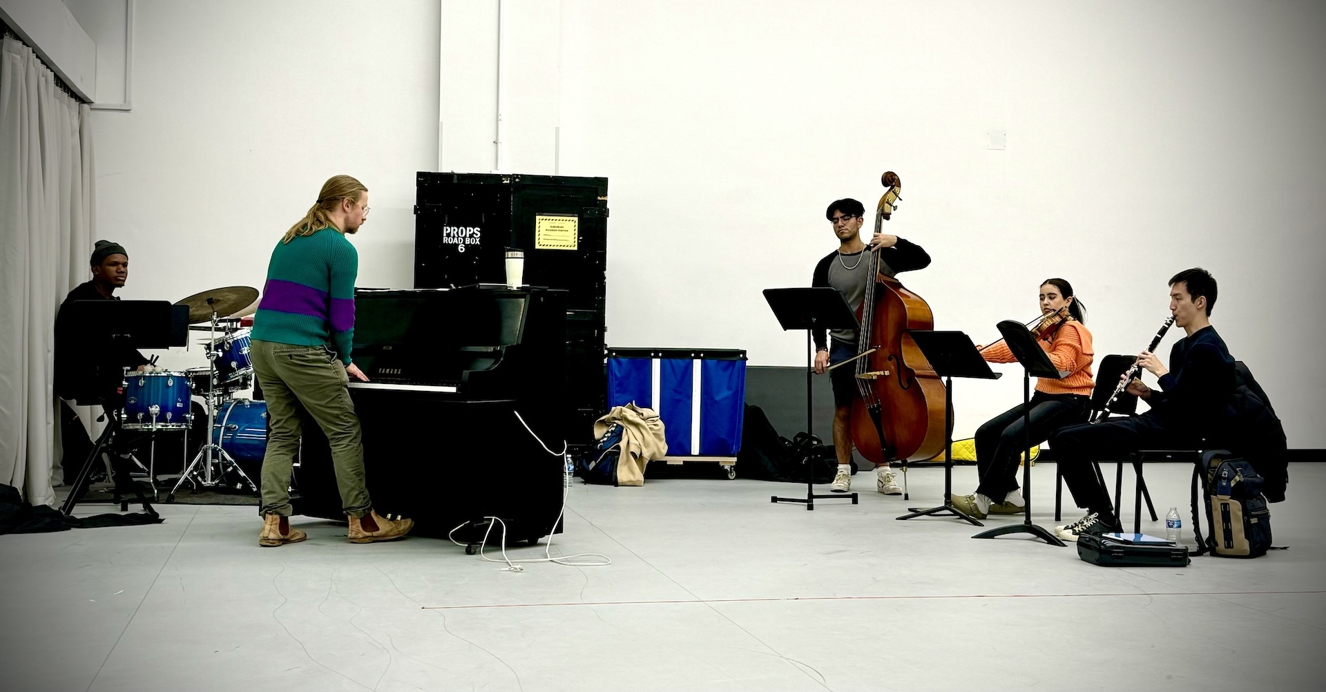 Ian with the Juilliard Drama Division